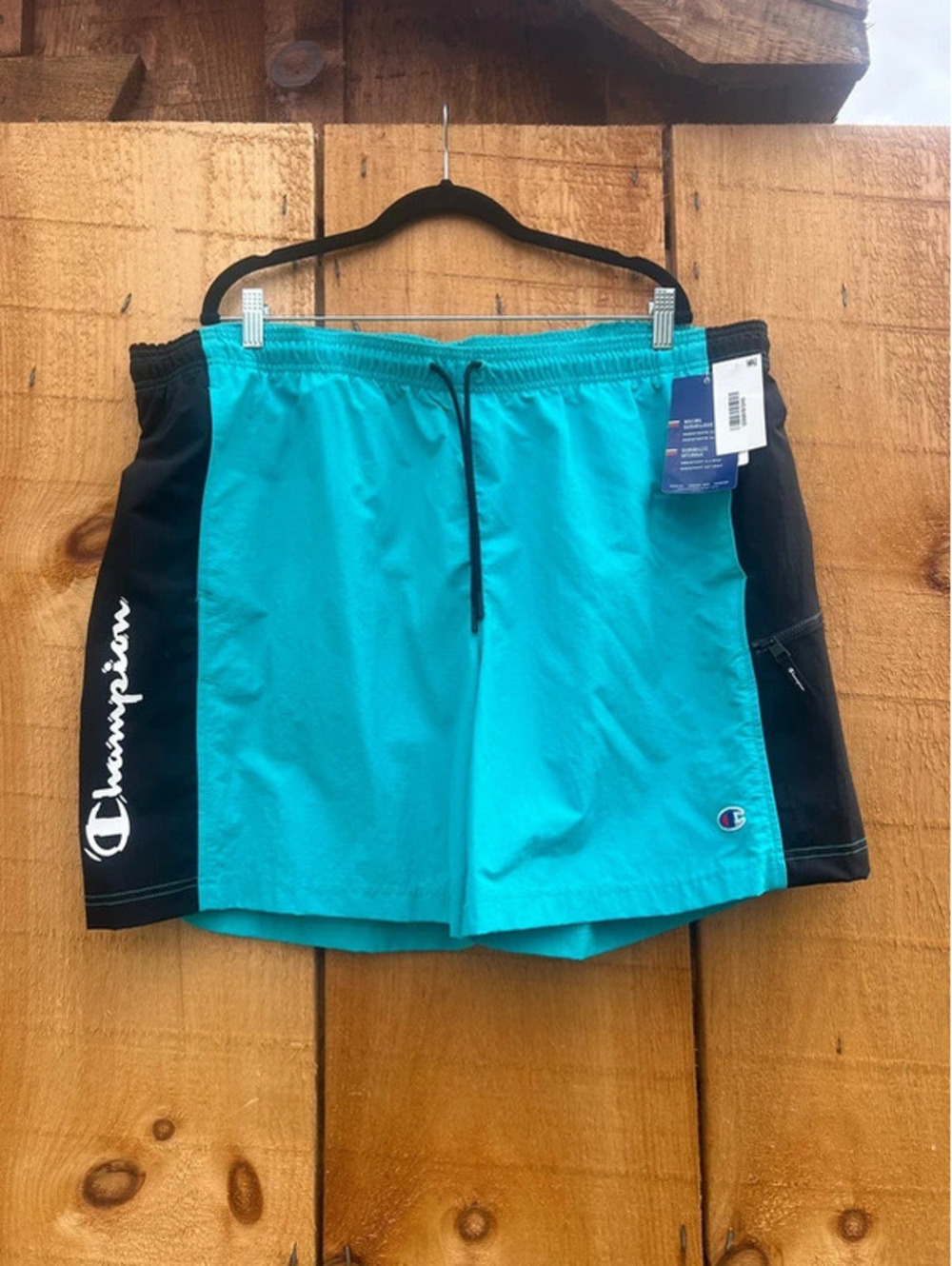 Teal champion shorts